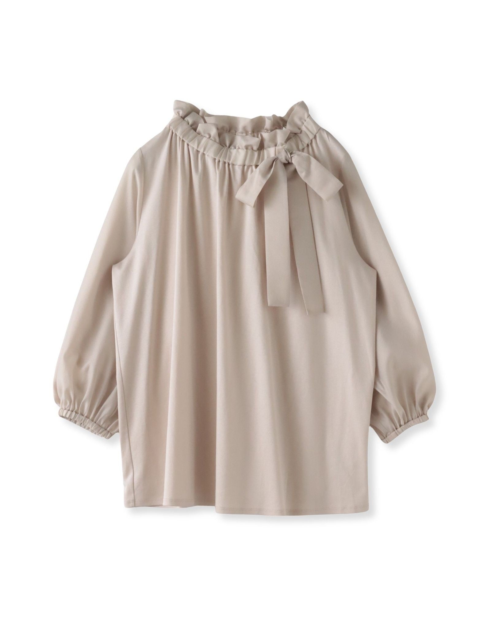 サイドリボンカットソー