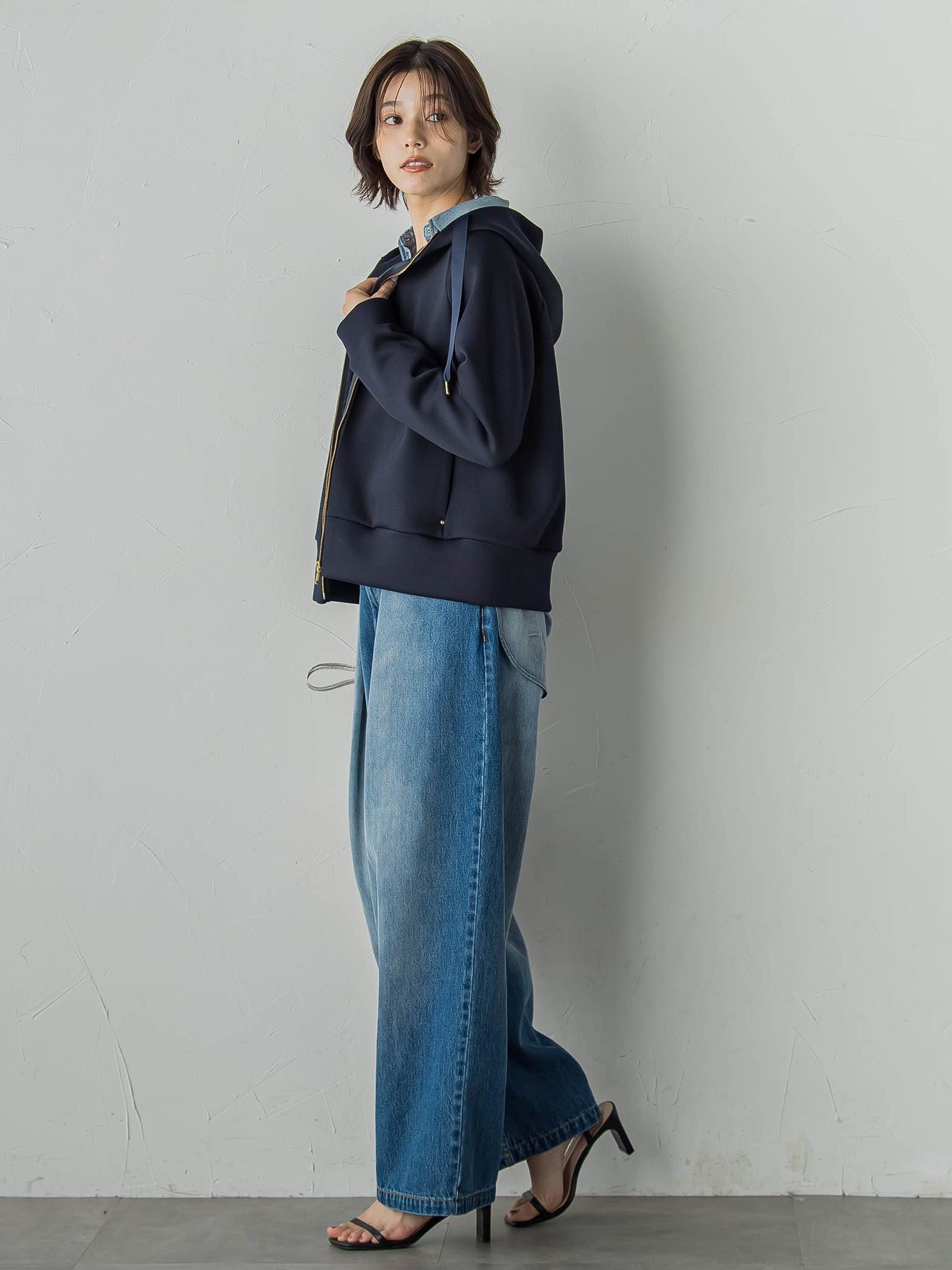 カルゼダンボールパーカー≪手洗い可能≫