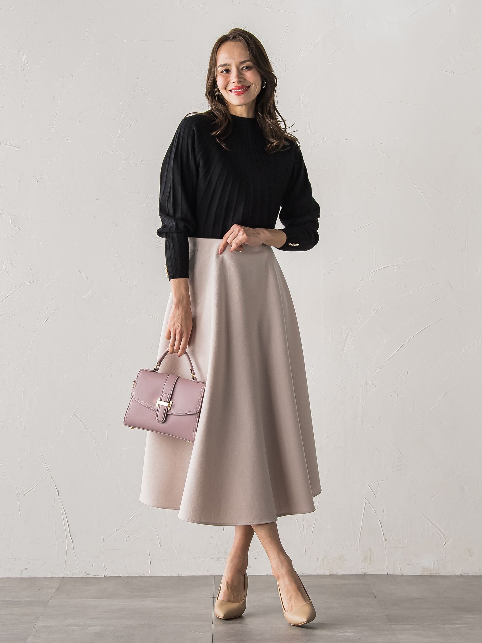 【新色追加】メルトンサーキュラースカート