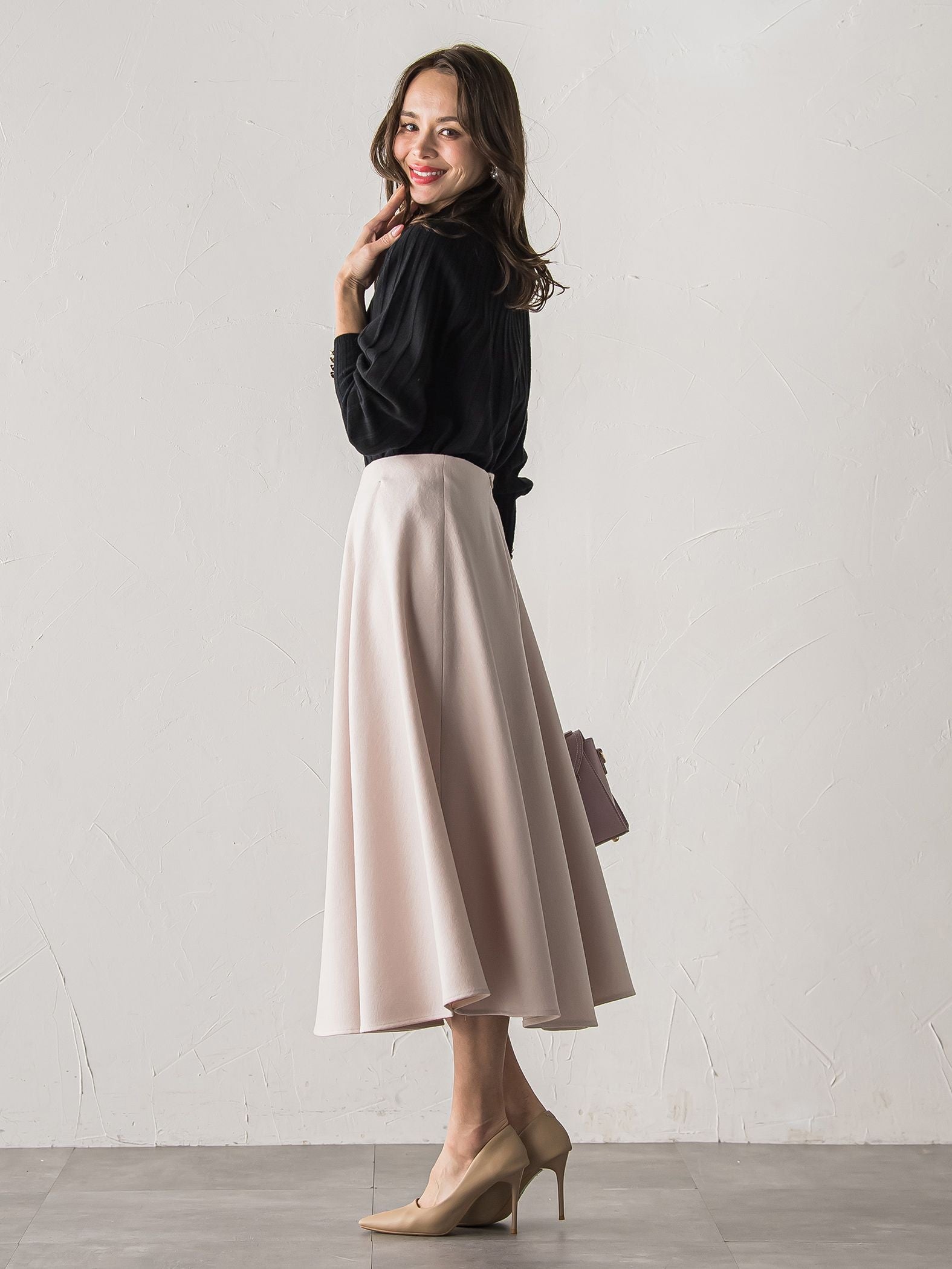 【新色追加】メルトンサーキュラースカート