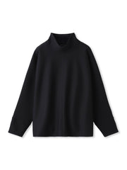 【WEB限定】裏毛布スタンドネックプルオーバー≪毛玉防止・ストレッチ≫