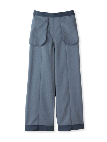 【WEB限定】マルーデデニムワイドパンツ