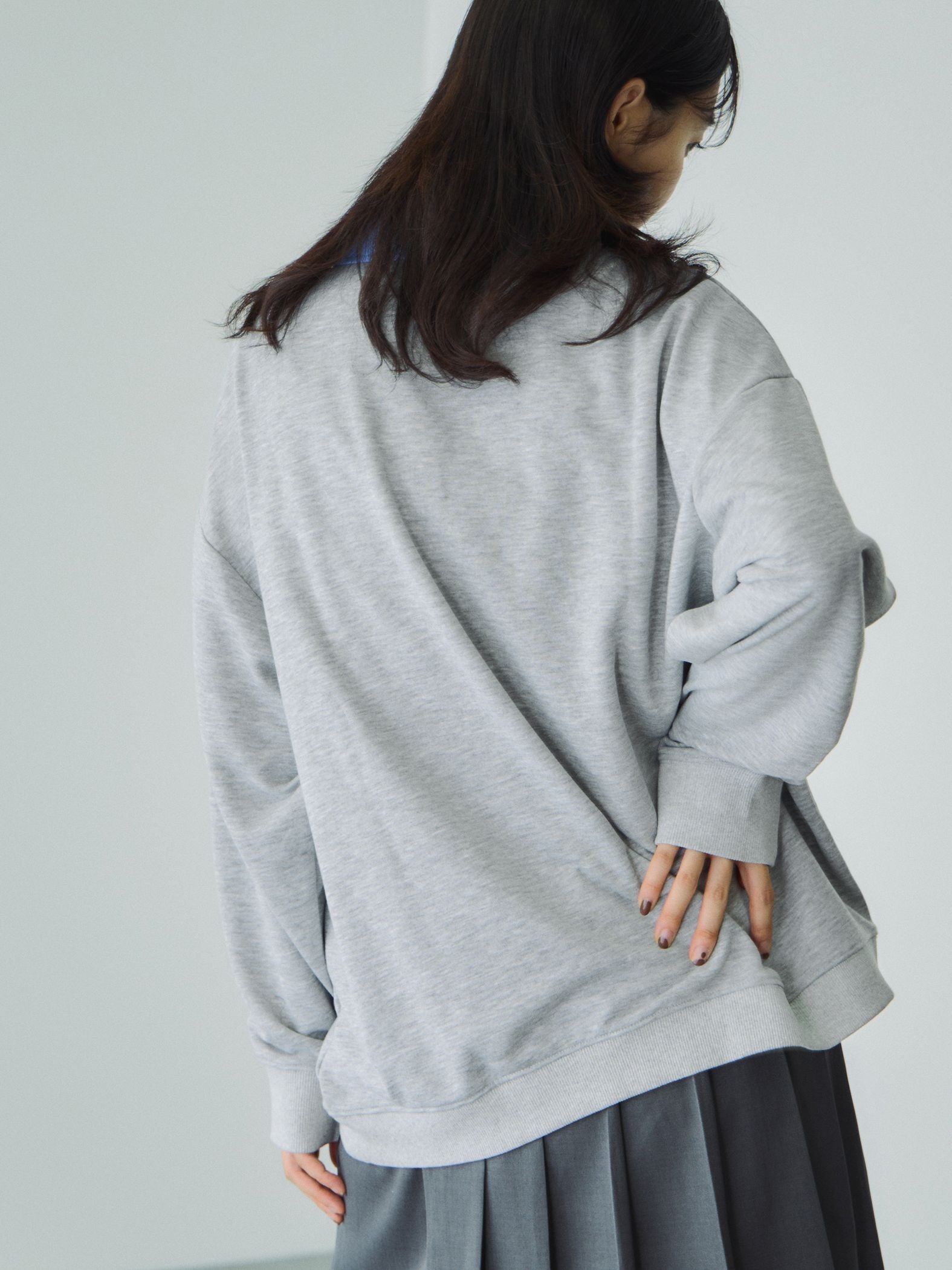 配色ポロスウェットプルオーバー≪セットアップ対応/手洗い可能≫