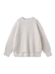 ラメスパンコールクルーネックニット≪手洗い可能≫