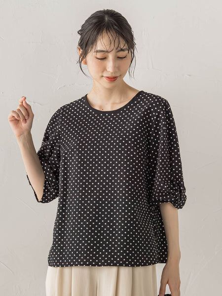 【WEB限定】サッカードットブラウス