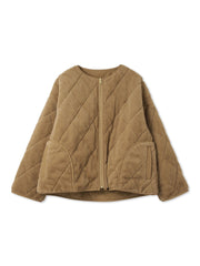 ファーキルトリバーシブルZIPブルゾン