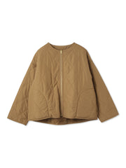 ファーキルトリバーシブルZIPブルゾン