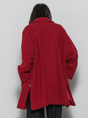 ラムウールダブルカラーコート