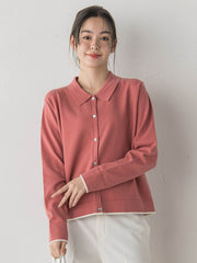 スーパーストレッチステンカーディガン≪洗濯機で洗える≫