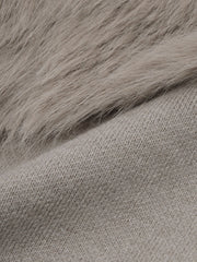 フロントフェイクファーニットベスト