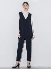 【WEB限定】ダブルクロス2WAYイージーパンツ≪洗濯機で洗える/セットアップ対応≫