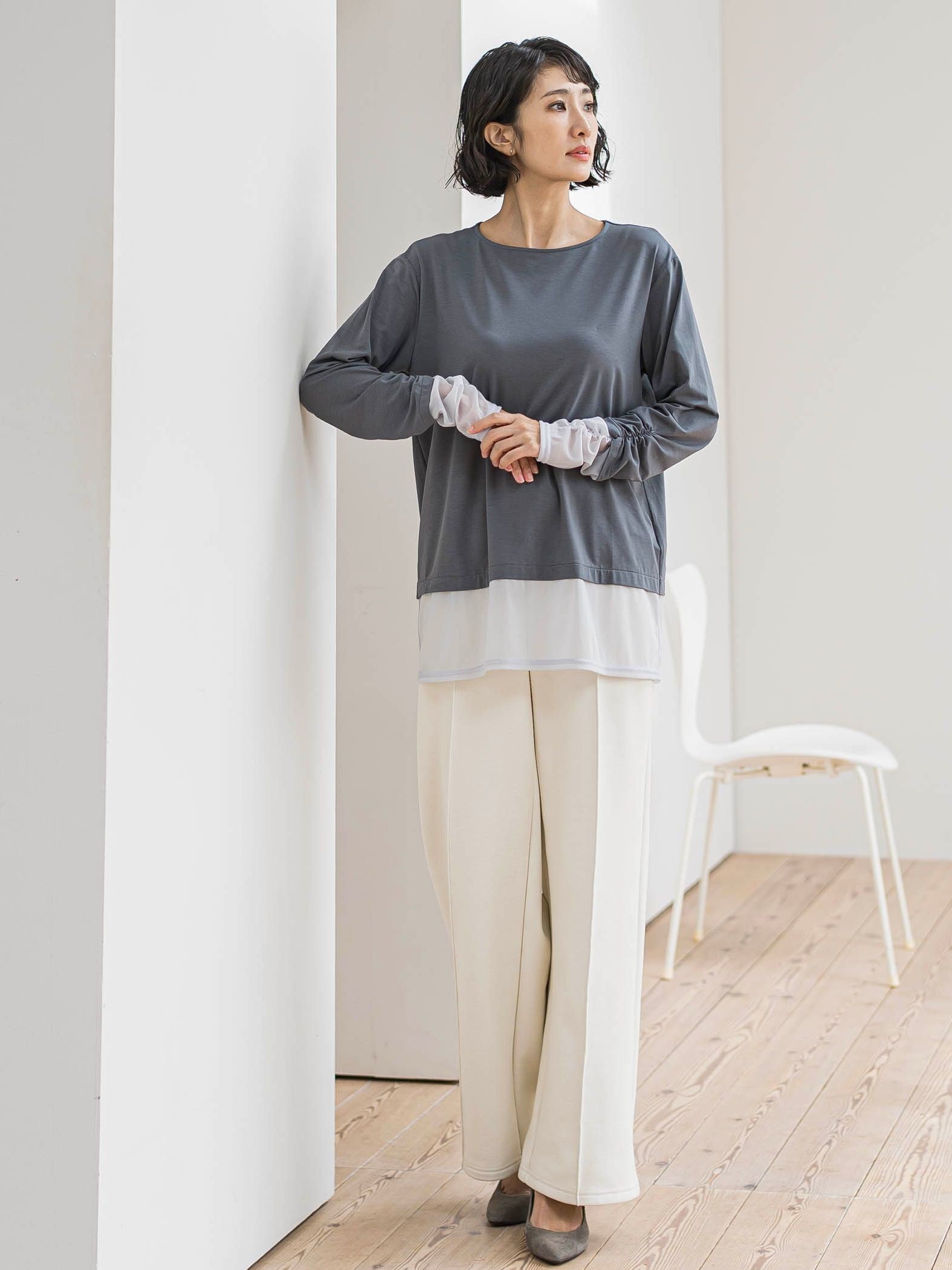 【WEB限定】”重ねるだけで格上げ”レイヤードインナー