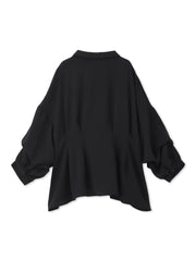 スリーブ2WAYウエストタックブラウス≪洗濯機で洗える≫