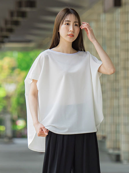 【WEB限定】ゆったりシルエットカットソー≪洗濯機で洗える≫