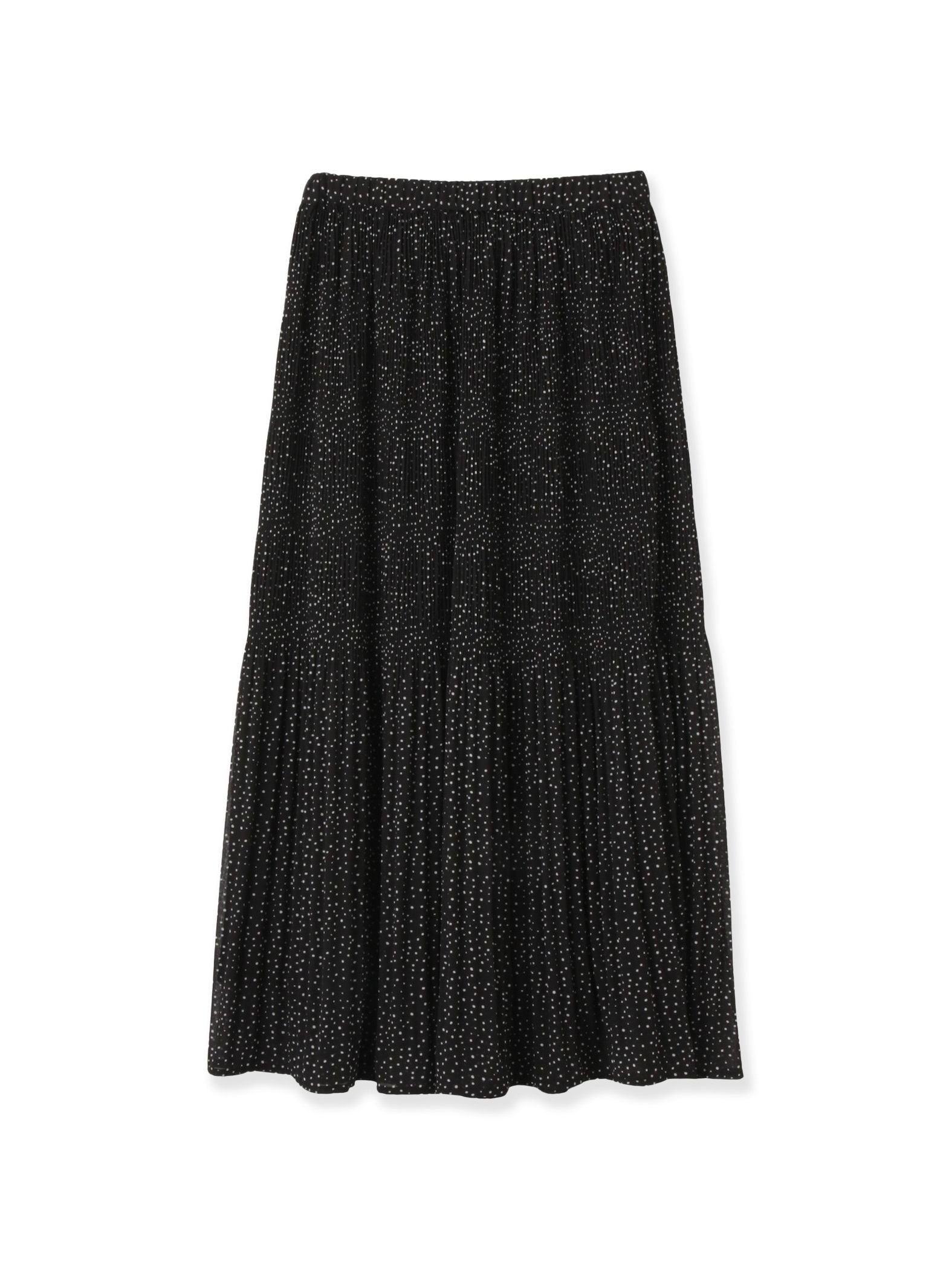 ランダムドットマジョリカプリーツスカート