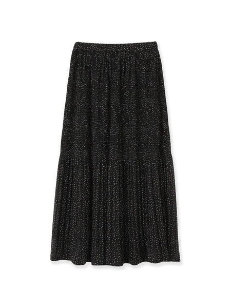 ランダムドットマジョリカプリーツスカート