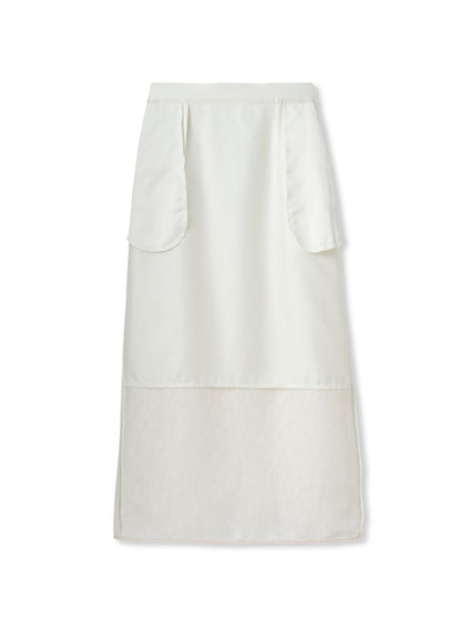 エディター東原妙子 × LAUTREAMONT /フェザージャガードタイトスカート