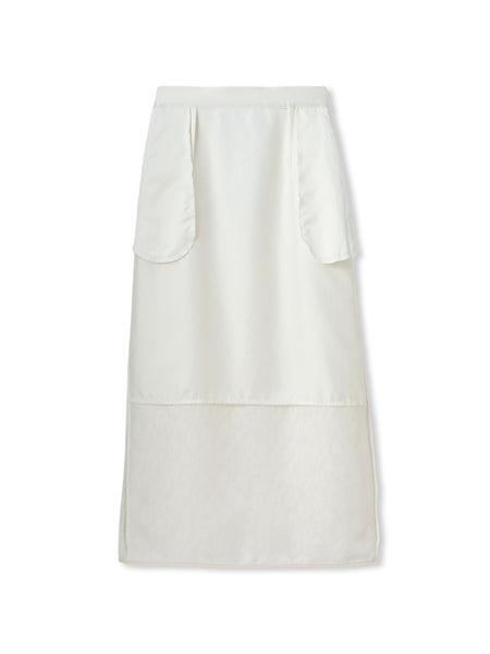 エディター東原妙子 × LAUTREAMONT /フェザージャガードタイトスカート