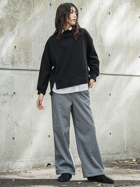 【楽・美・軽】イージーワイドパンツ≪手洗い可能≫