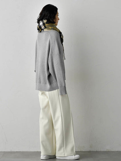 【WEB限定】”3コーデが叶う2点セット”ニット×シャツ≪手洗い可能≫