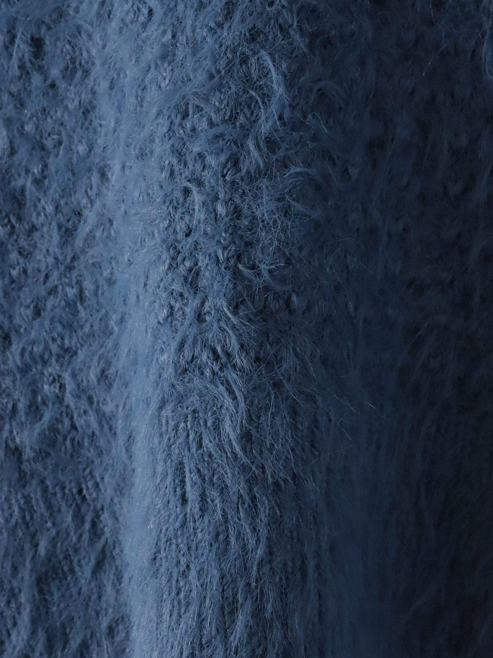 透かしフェザーニットジレ