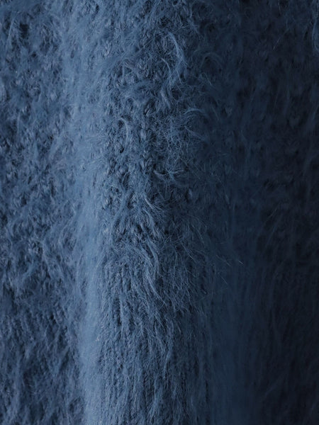 透かしフェザーニットジレ