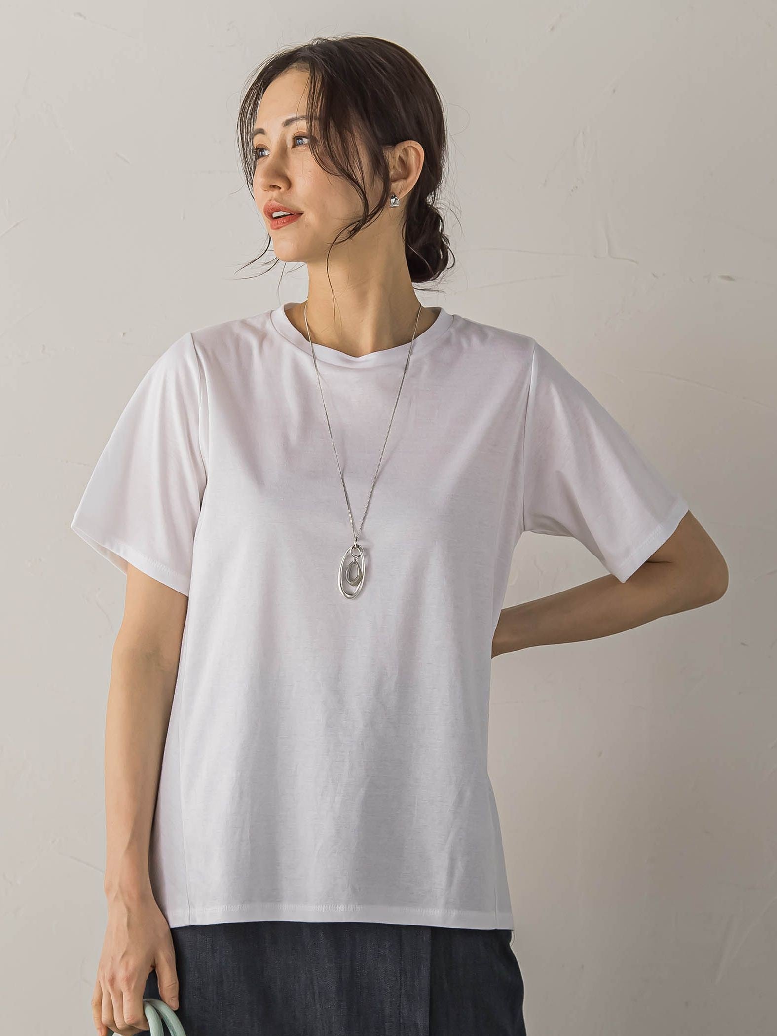 【WEB限定】≪気分で選べる12色展開！≫ジュエリーカラーカットソー