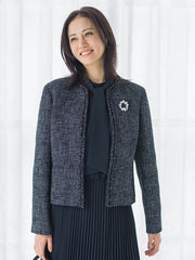 【WEB限定 13号】ストレッチツイードジャケット