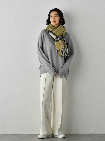 【WEB限定】”3コーデが叶う2点セット”ニット×シャツ≪手洗い可能≫