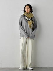 【WEB限定】”3コーデが叶う2点セット”ニット×シャツ≪手洗い可能≫