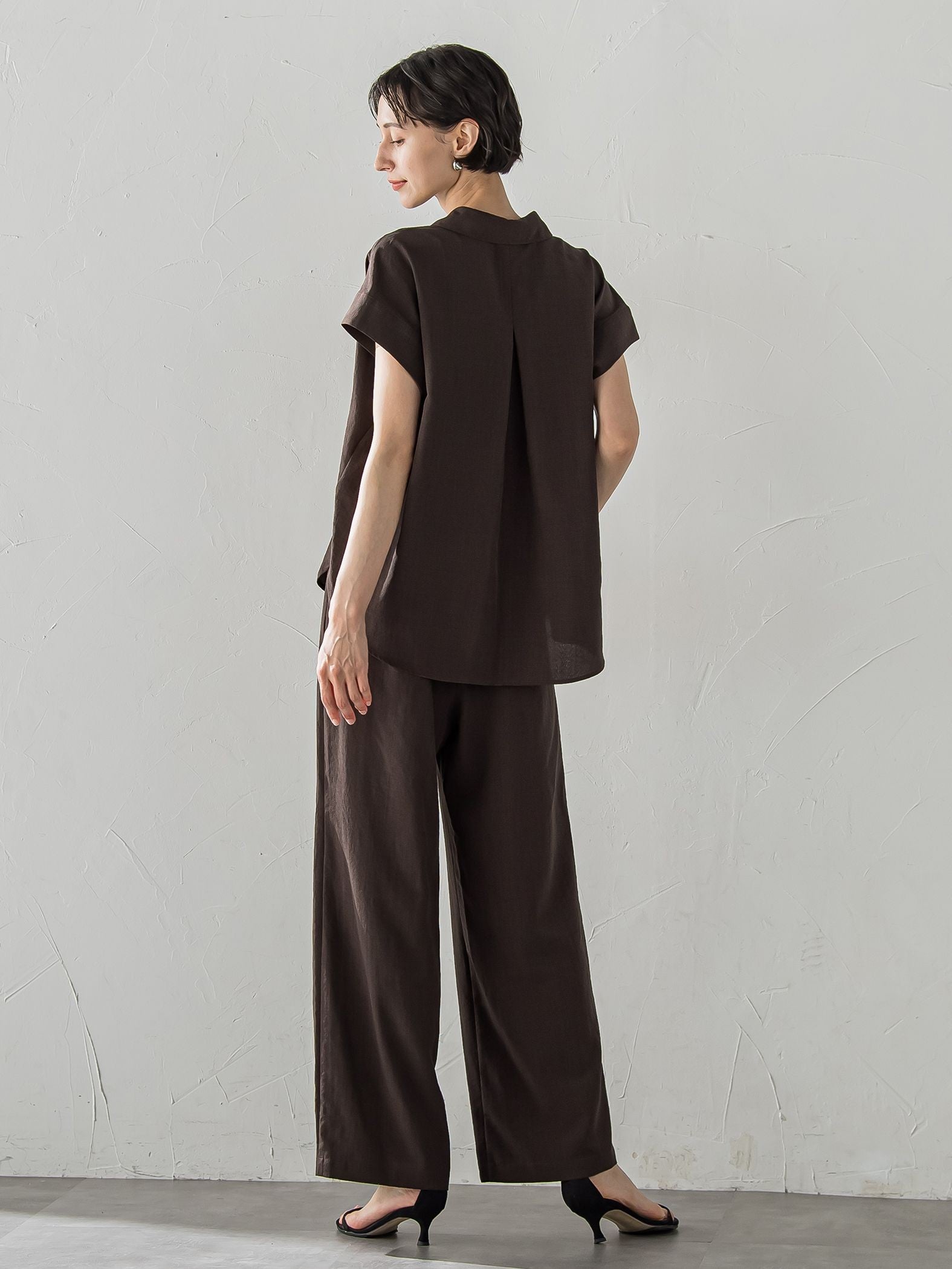 【WEB限定】ブラウス×パンツ 2点セット