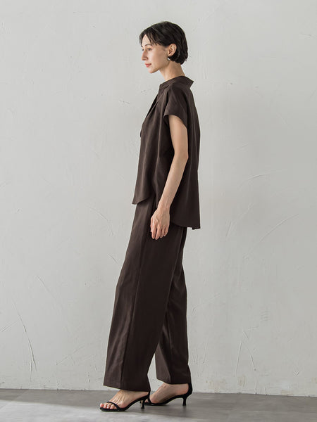 【WEB限定】ブラウス×パンツ 2点セット