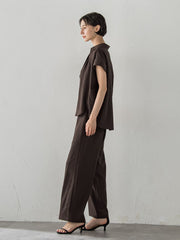 【WEB限定】ブラウス×パンツ 2点セット