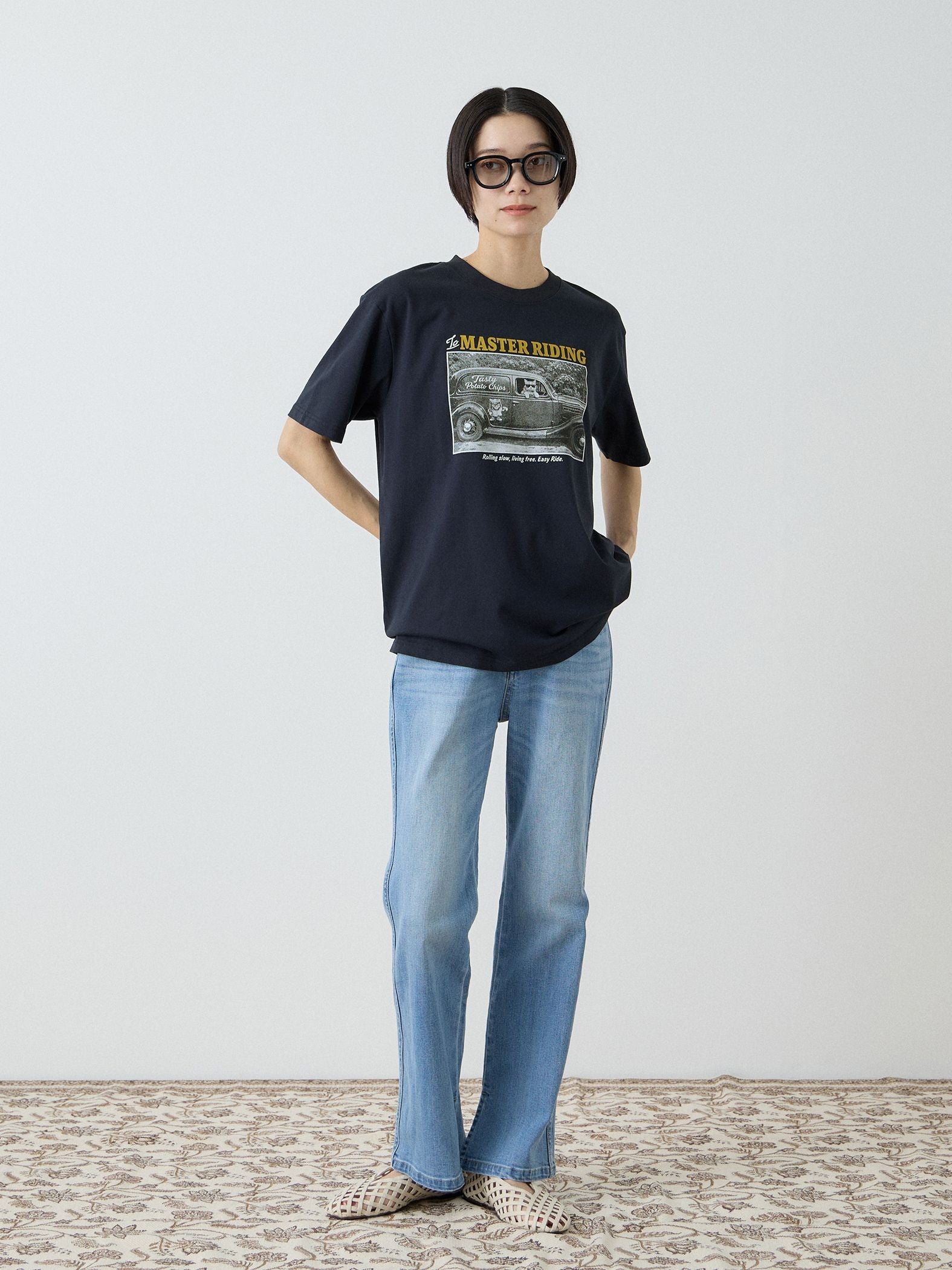 【Power To People】 MASTER RIDINGフォトTシャツ