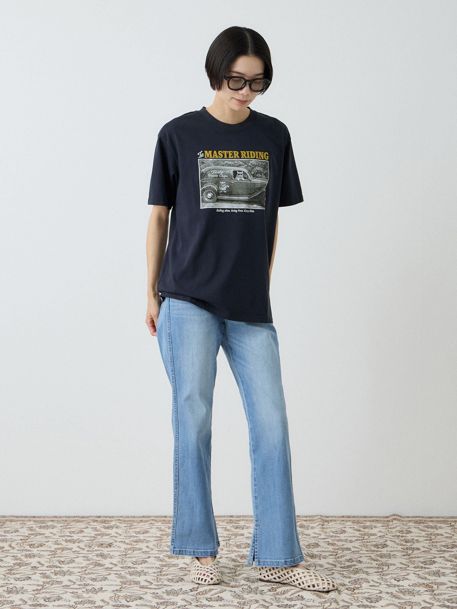 【Power To People】 MASTER RIDINGフォトTシャツ