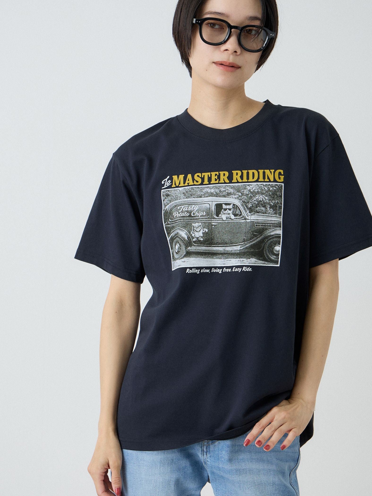 【Power To People】 MASTER RIDINGフォトTシャツ