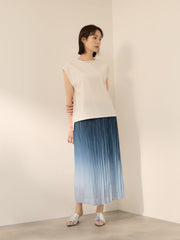 シフォングラデーションプリーツスカート
