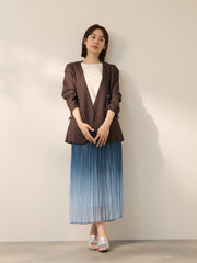 シフォングラデーションプリーツスカート