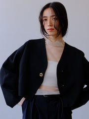 Ronde knit jacket≪手洗い可能≫