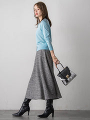 前後2wayパールボタンカーディガン