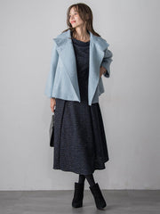 シャギーショートコート