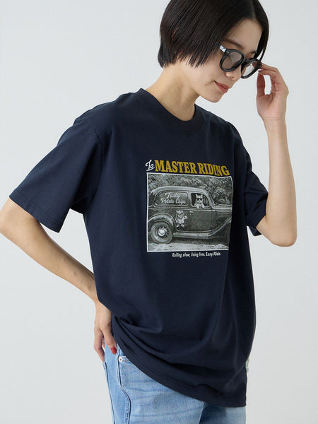 【Power To People】 MASTER RIDINGフォトTシャツ