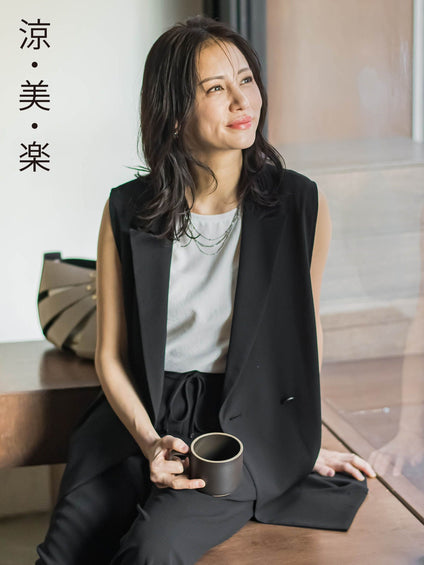 【カタログ掲載】【涼・美・楽】サイドベルトジレ