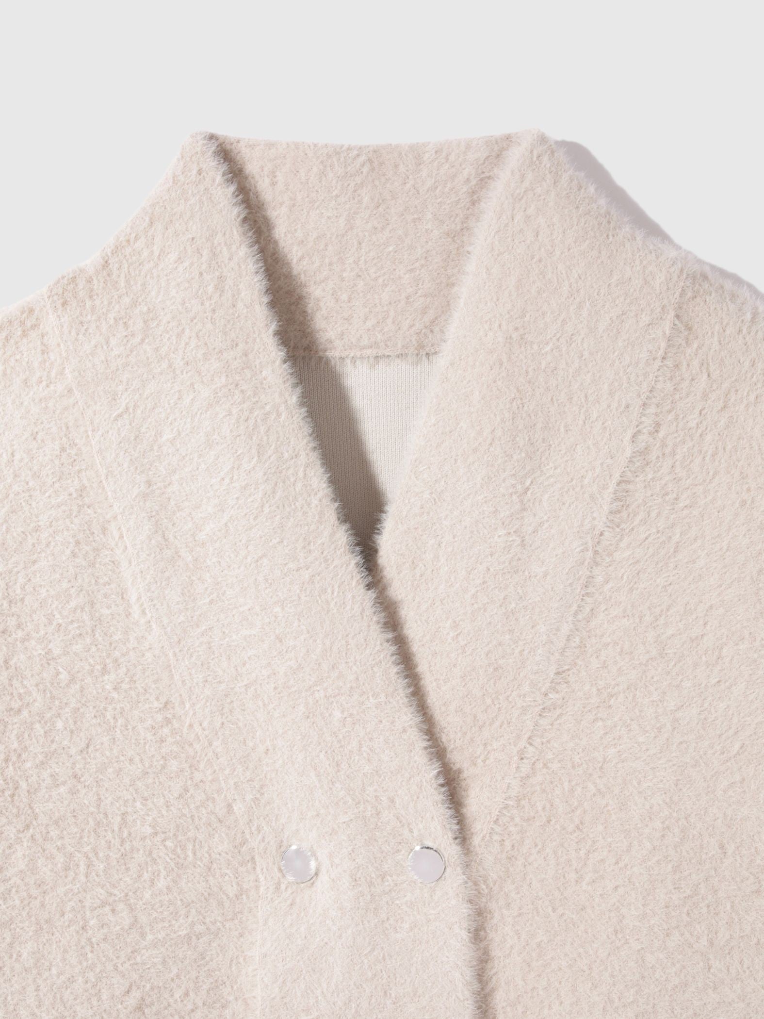 フェレットタッチWニットジャケット≪手洗い可能≫