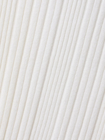 袖ボタンランダムリブニット≪手洗い可能≫