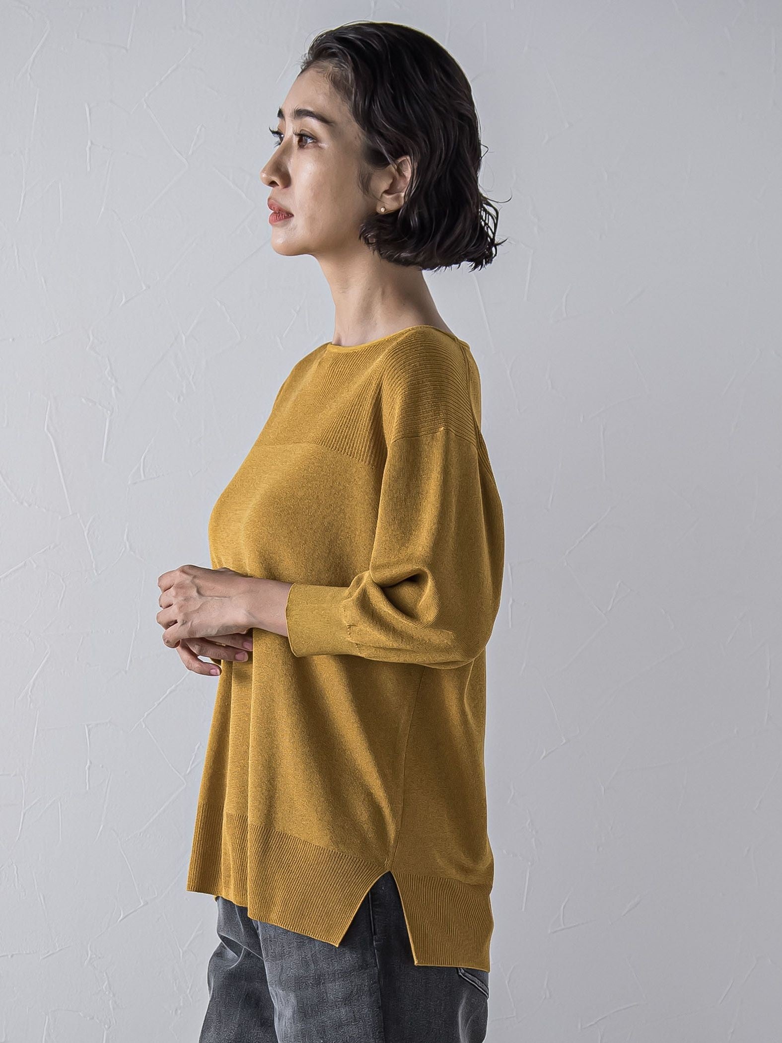 【極】SARIニットプルオーバー≪手洗い可能≫