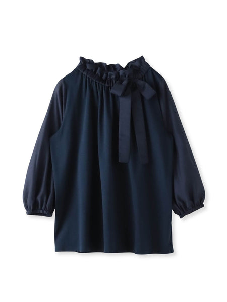 サイドリボンカットソー