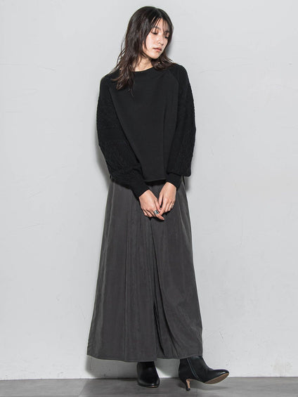 ときめきケーブルニット≪手洗い可能≫