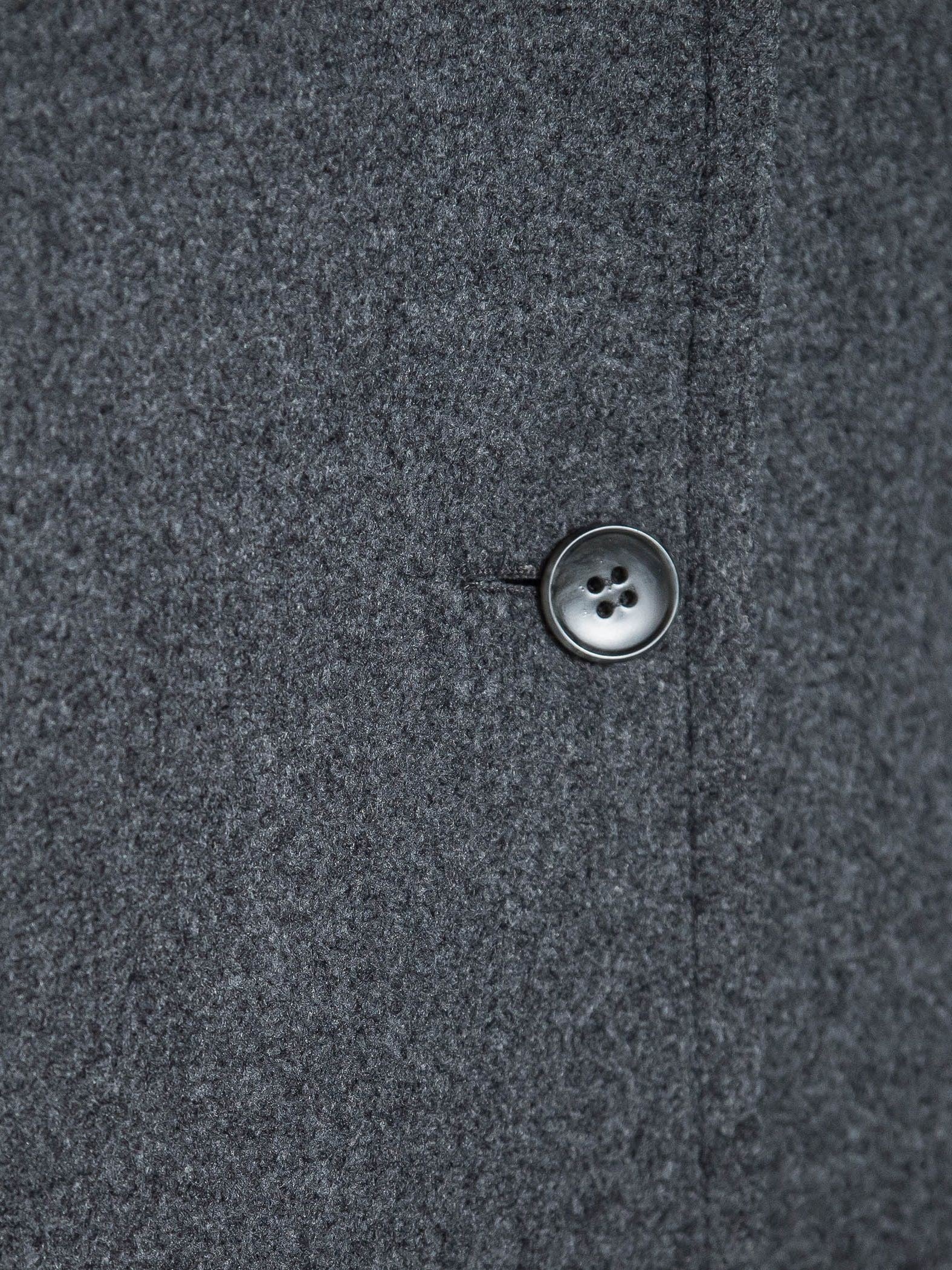 ライトジャージメルトンスタンドカラーロングコート