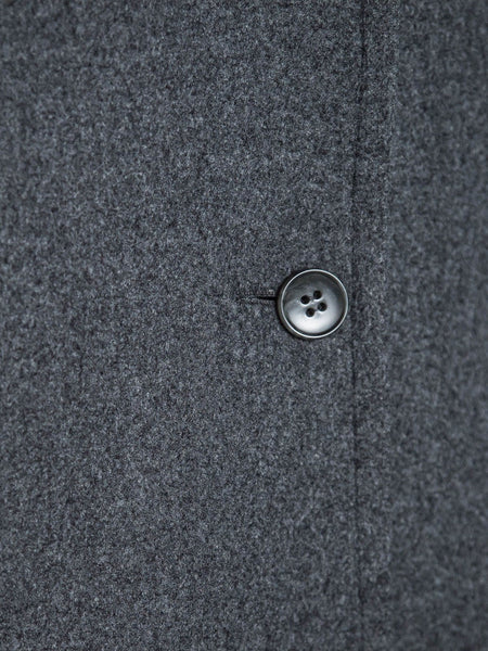 ライトジャージメルトンスタンドカラーロングコート